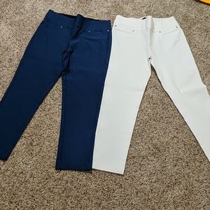2 pairs of colored pant pants
